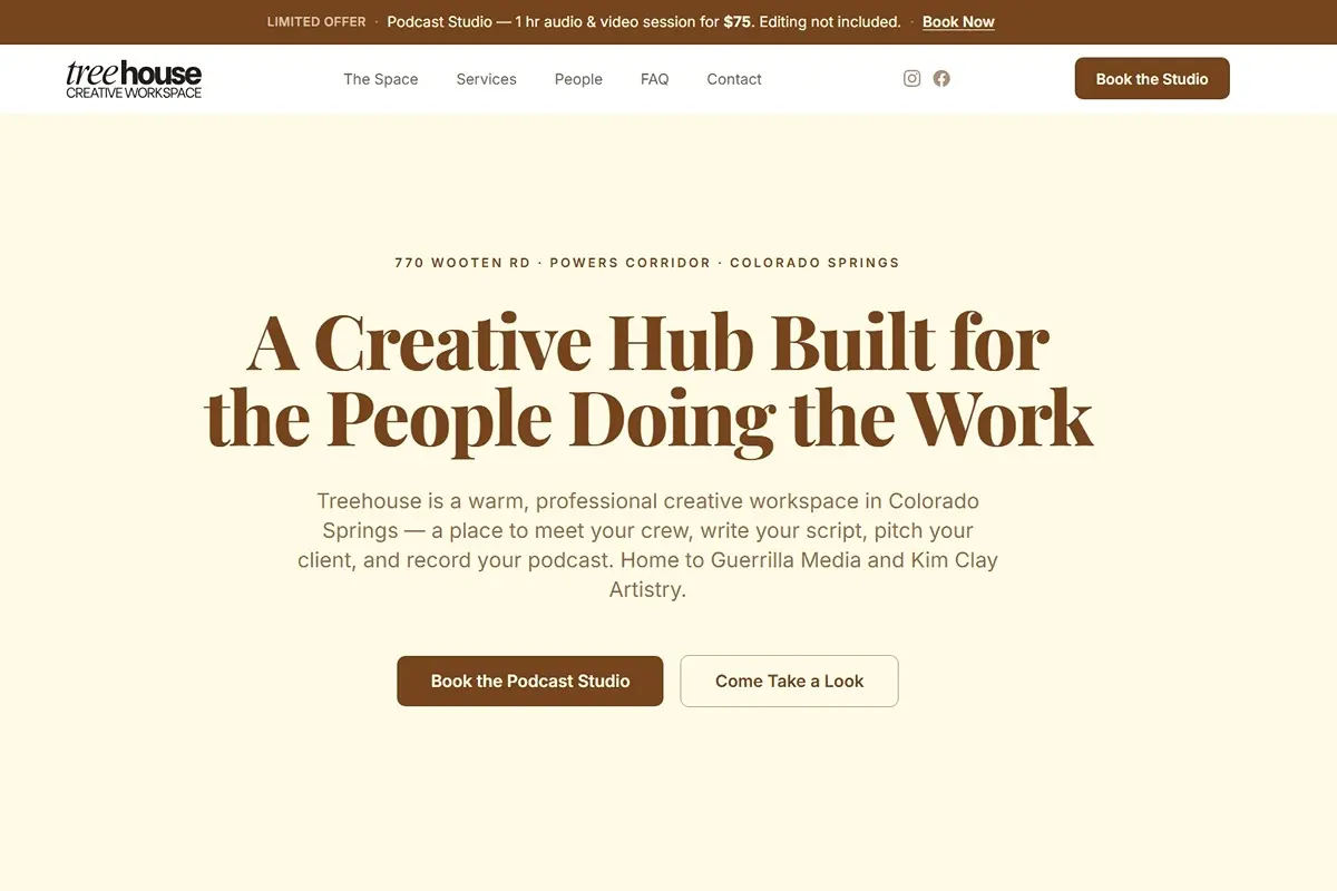 Treehouse Creative Workspace